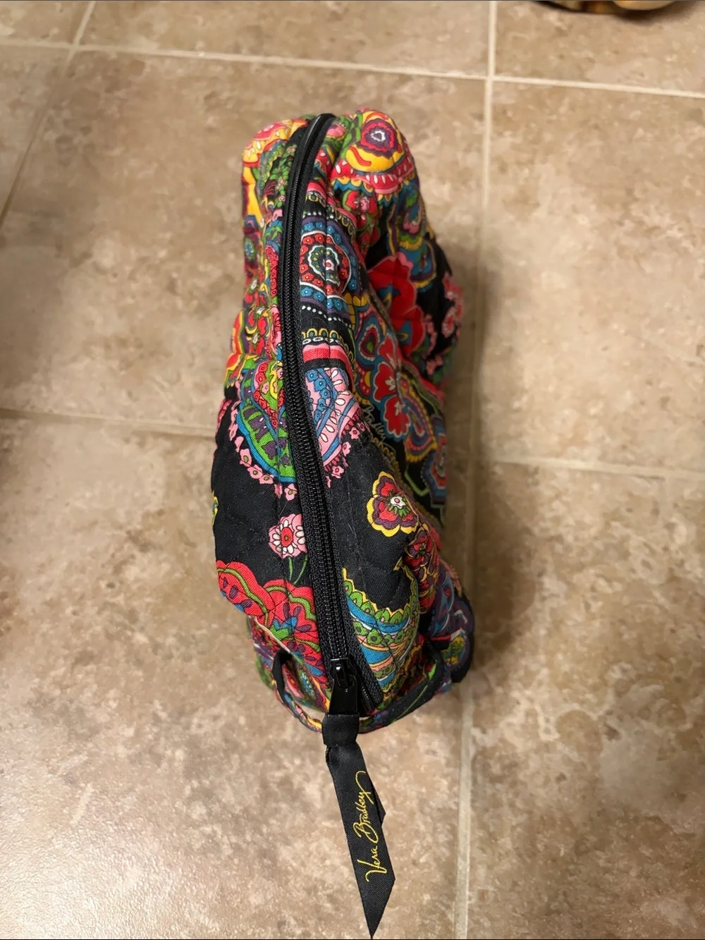 Large Vera Bradley makeup/cosmetic bag